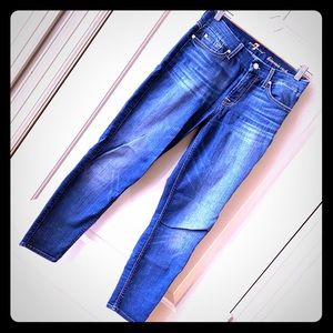 7 For All Mankind Kimmie Crop jeans size 28